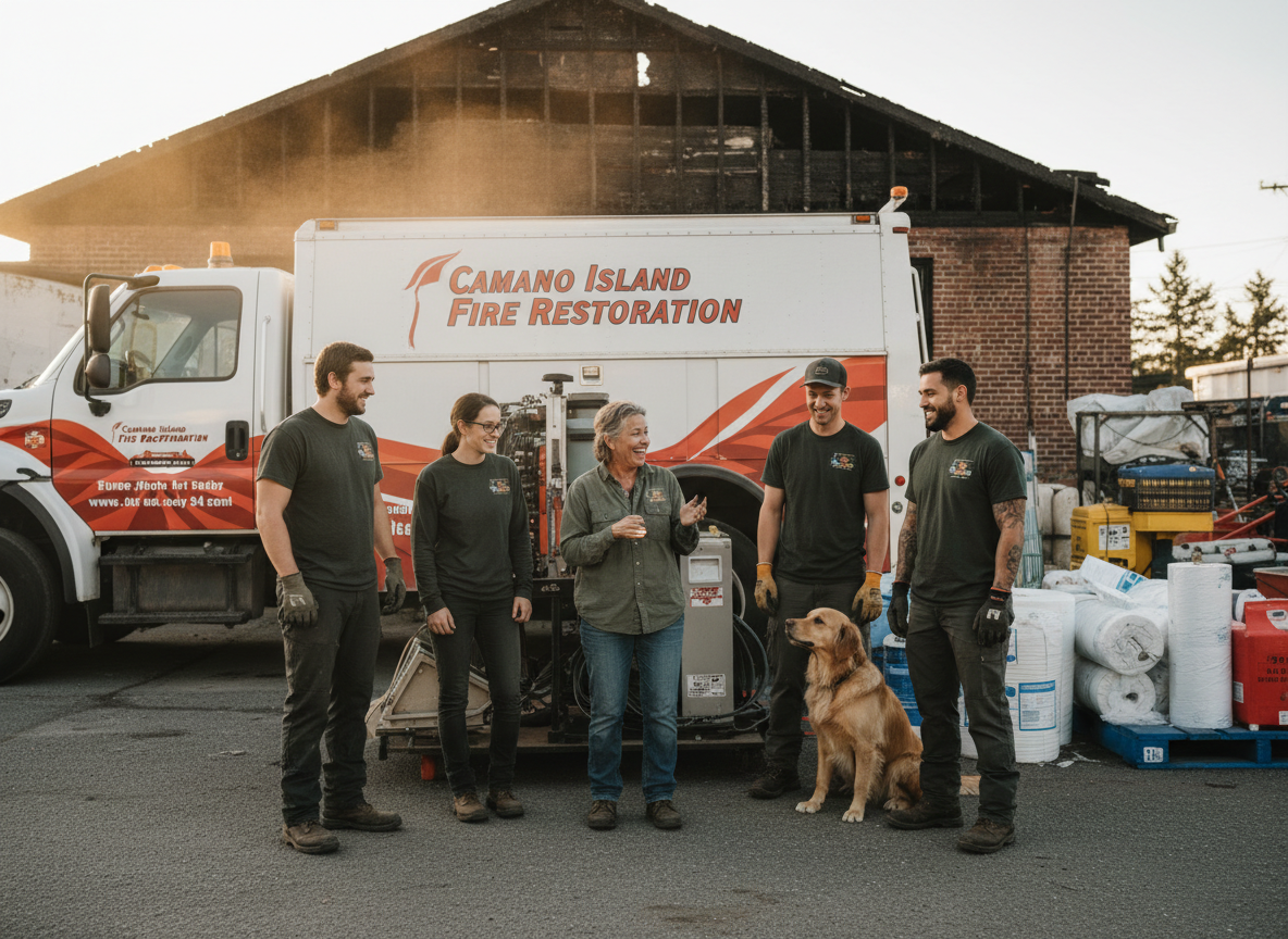 Fire Damage Restoration Camano Island team