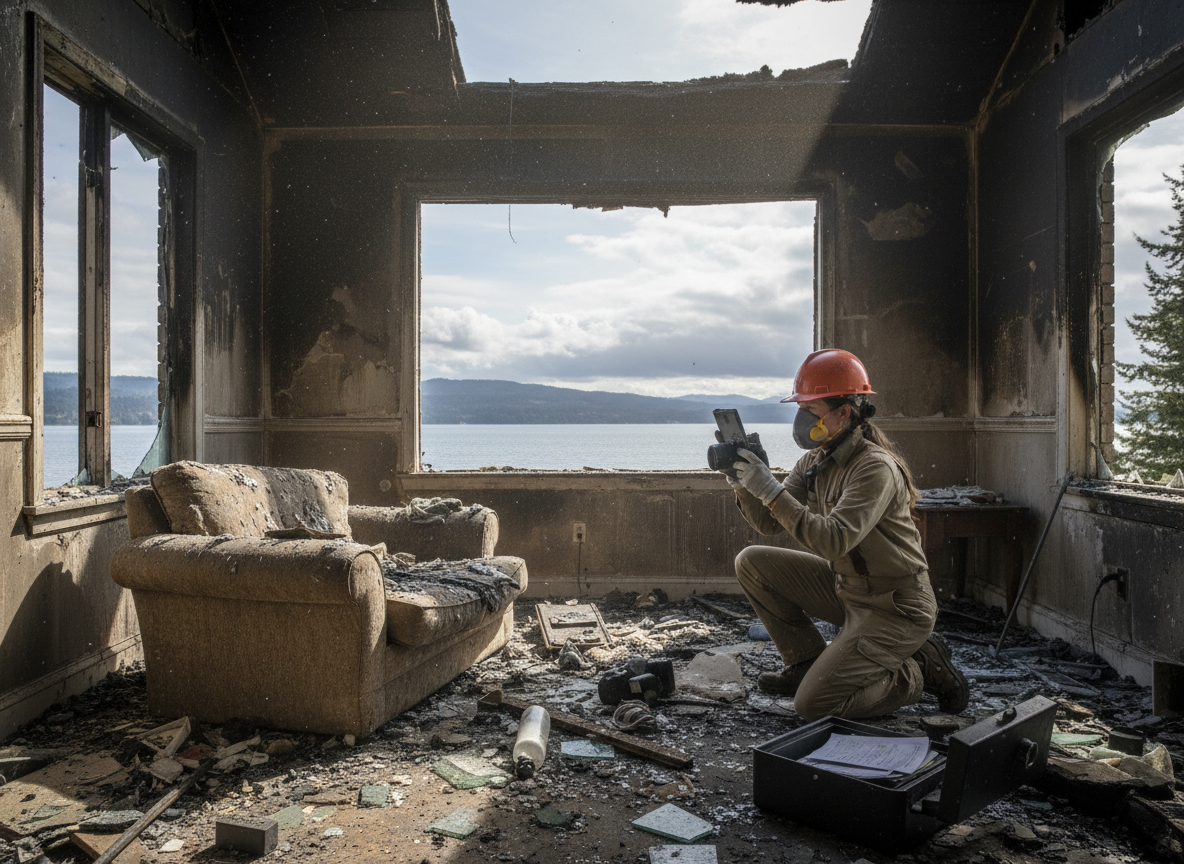 How to Document Fire Damage for Insurance After a Home Incident on Camano Island