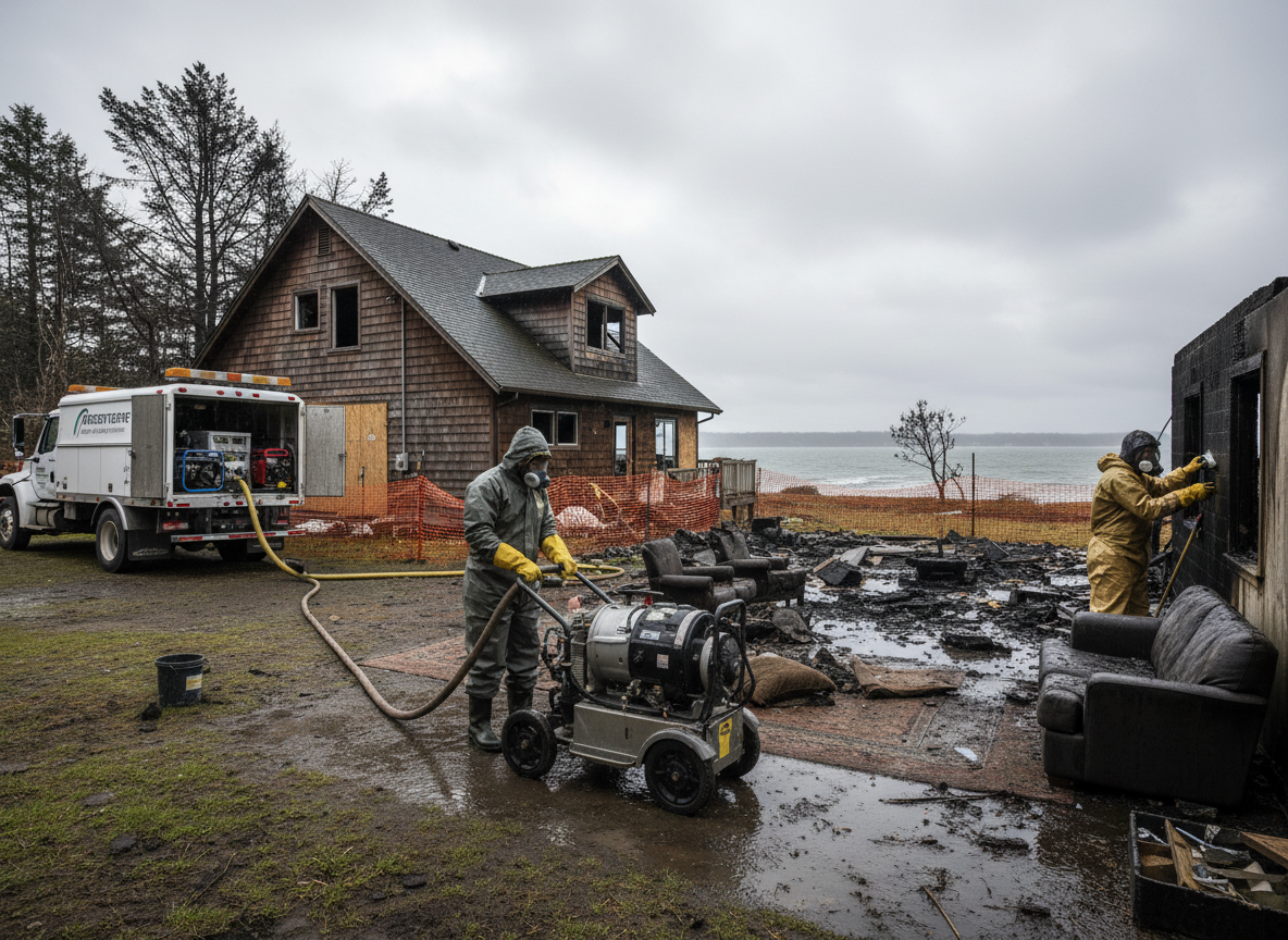 Fire and Flood Restoration in Camano Island, WA