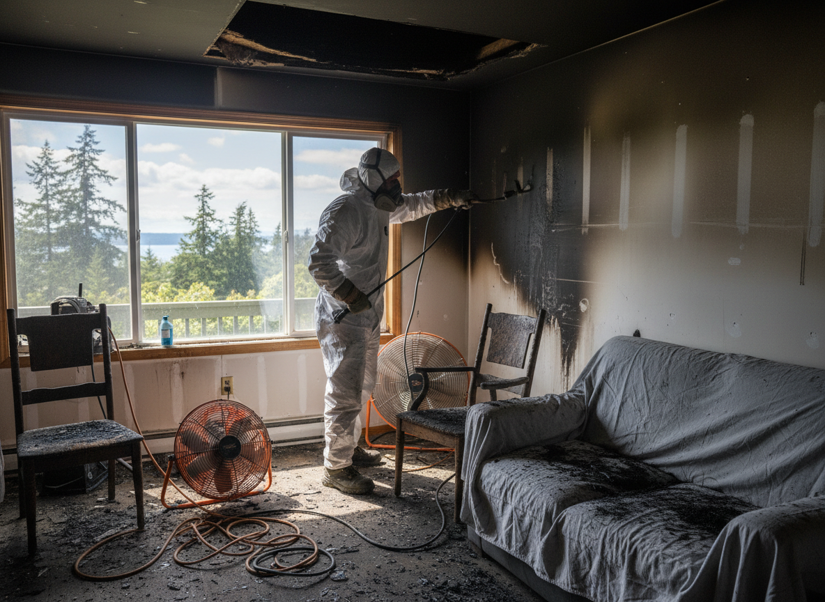 Fire and Smoke Damage Restoration in Camano Island, WA